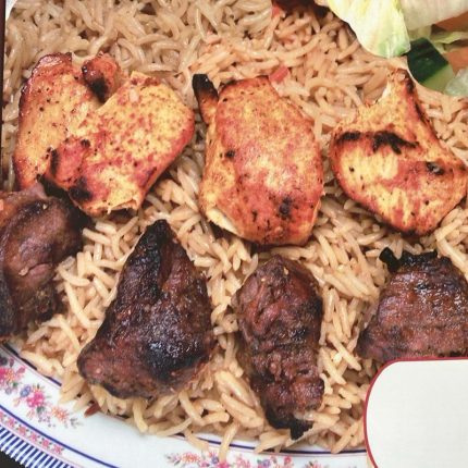 Mix Kabob ( Grilled Chicken and Beef)